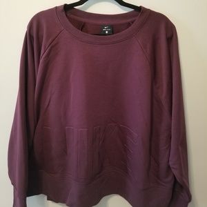 Nike Women Cropped Sweatshirt Embossed LogoMSRP$70